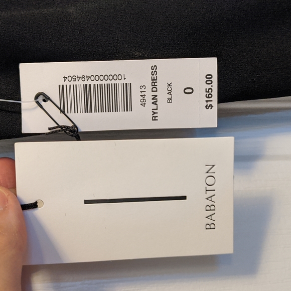Aritzia Babaton NWT Rylan dress - Black size 0 - Picture 4 of 7